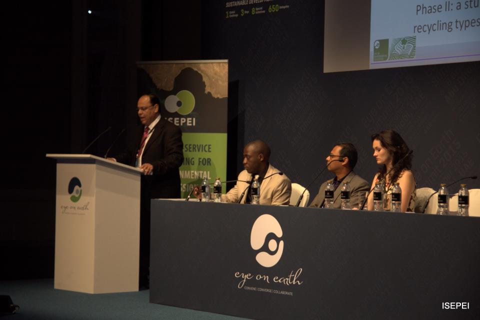 CEU's Emily Nilson at GUPES Side Event, Eye on Earth Summit, representing ISEPEI Project CEU's Emily Nilson at GUPES Side Event, Eye on Earth Summit, representing ISEPEI Project